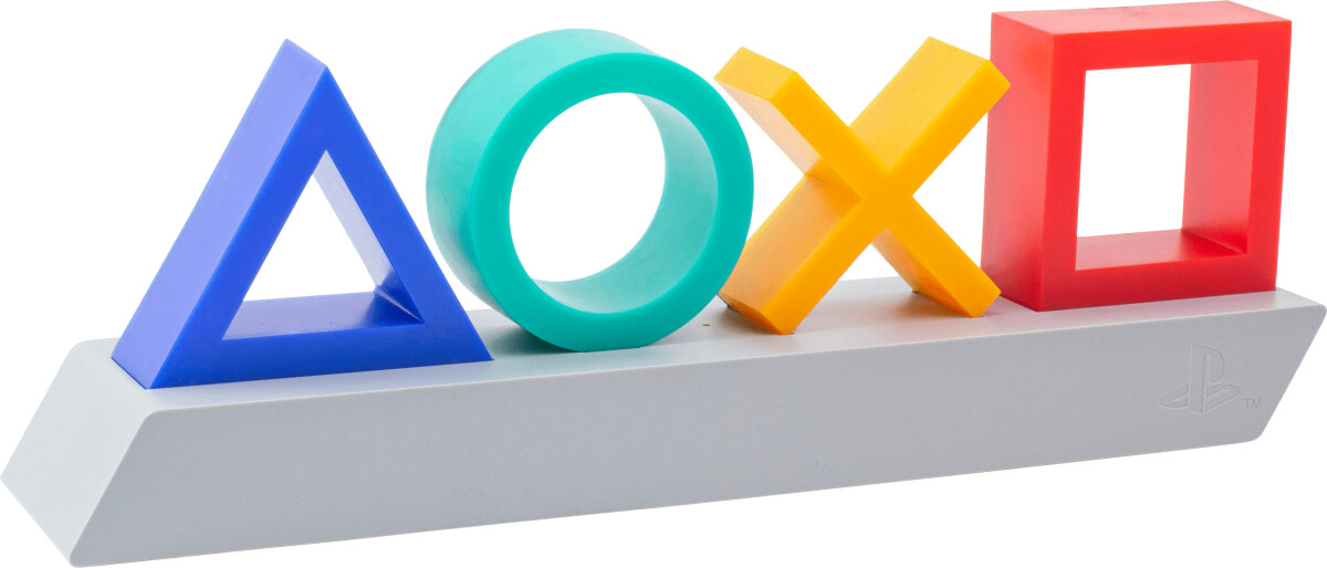Playstation Led Lampe Med Ikoner