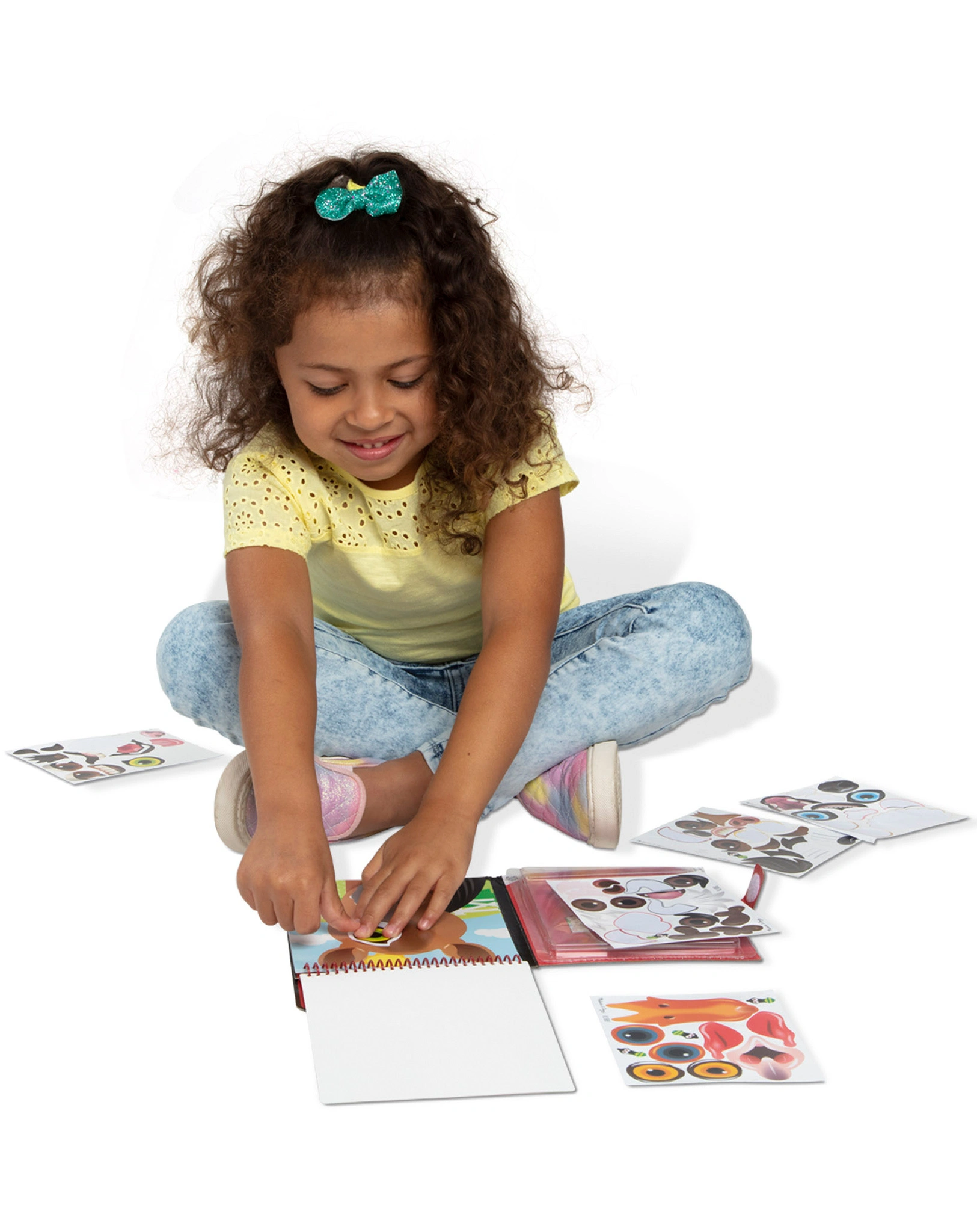 Sticker-Spiel MAKE A FACE - BAUERNHOF in bunt