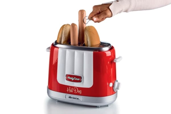 Ariete Party Time 0206 - Varm pølsemaskin - 650 W - rød