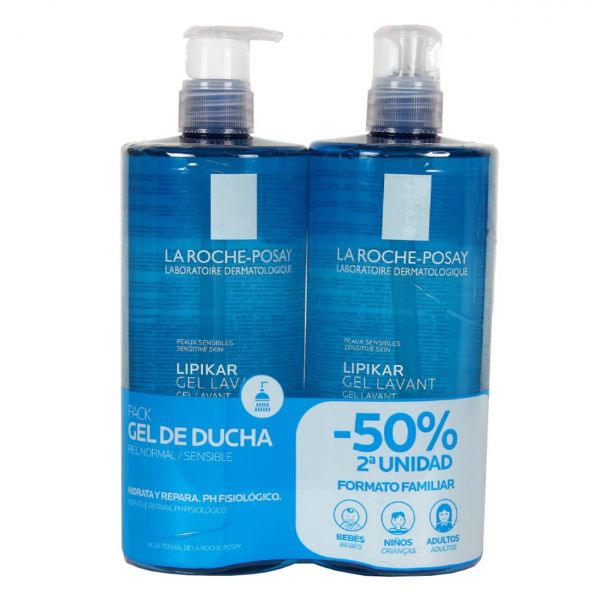 La Roche Posay Pack Lipikar Gel Lavante 2x1000ml