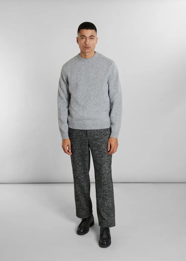 Pull col rond épais mouliné laine Geelong L'Exception Paris