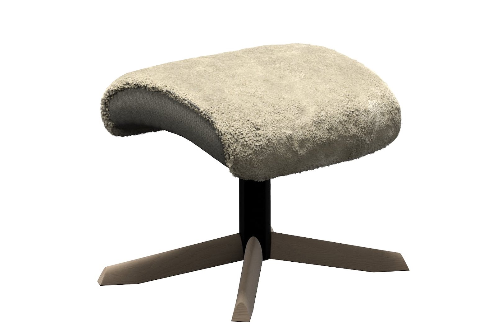 Delta Motion krakk Fåreskinn Scandinavian Blond og S09 hvitpigmentert sokkel