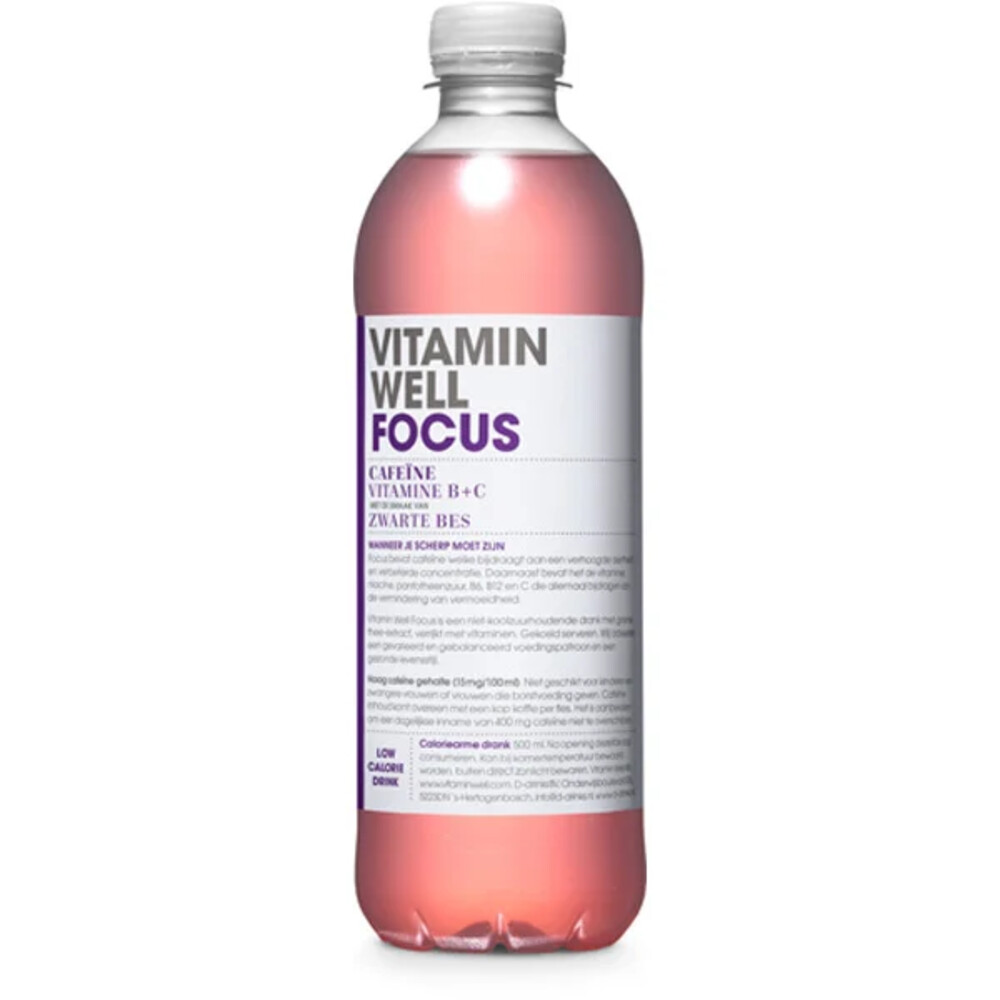 12x Vitamin Well Vitamine Water Focus500 ml