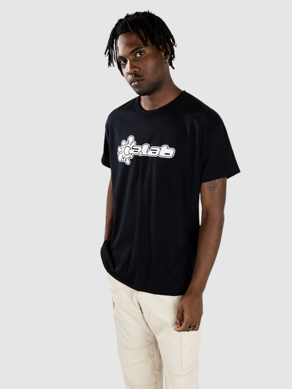 A.LAB Y2K Varsity T-Shirt black