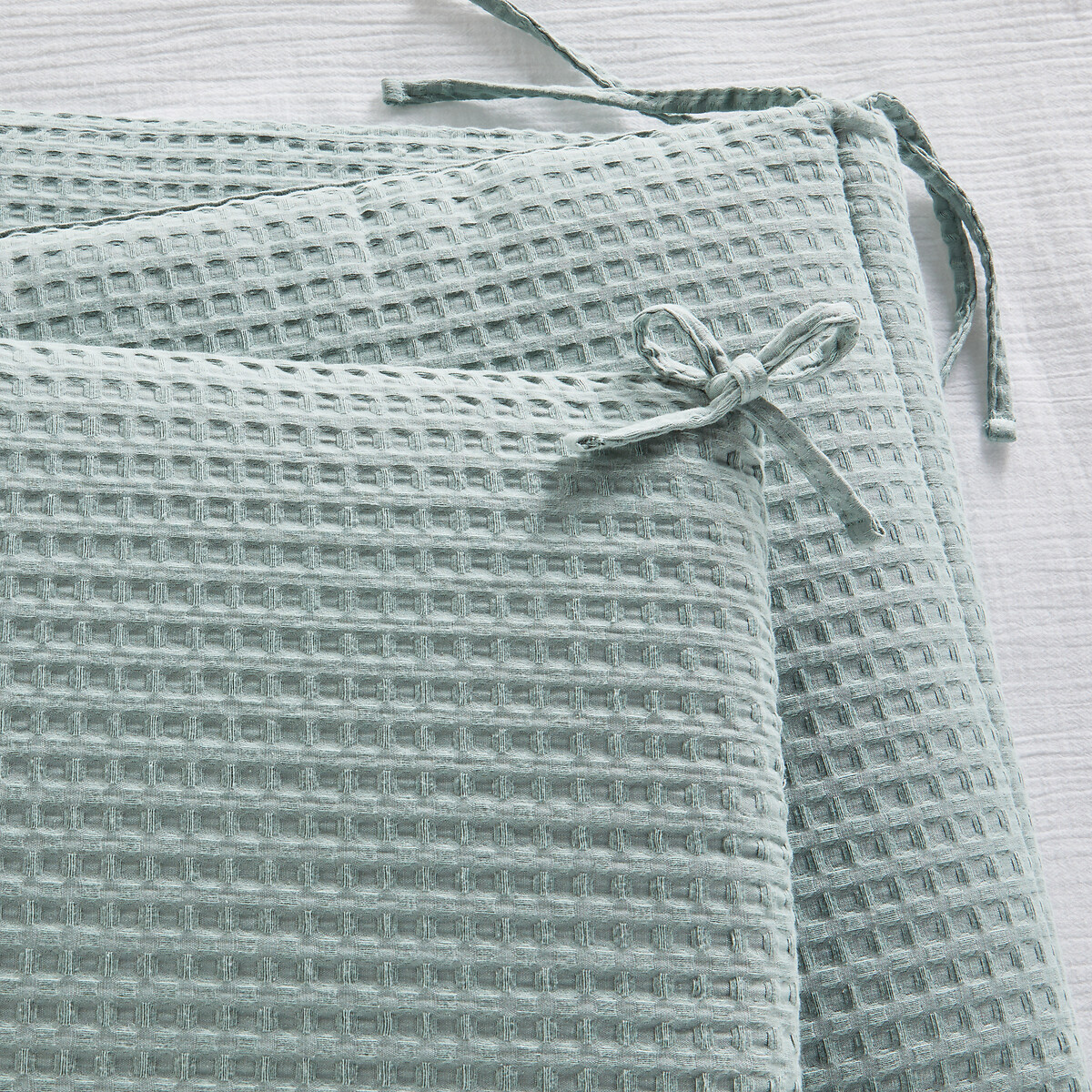 LA REDOUTE INTERIEURS<br>Protetor de cama de algodão com efeito waffle, Tifly