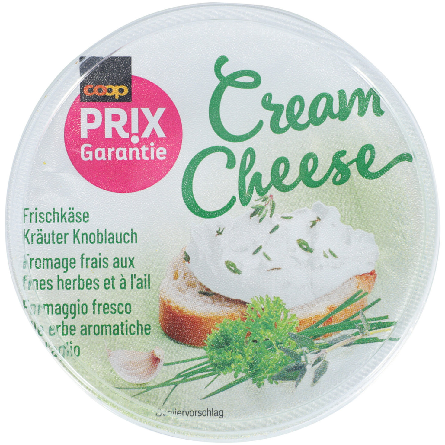 Prix Garantie Frischkäse Kräuter Knoblauch