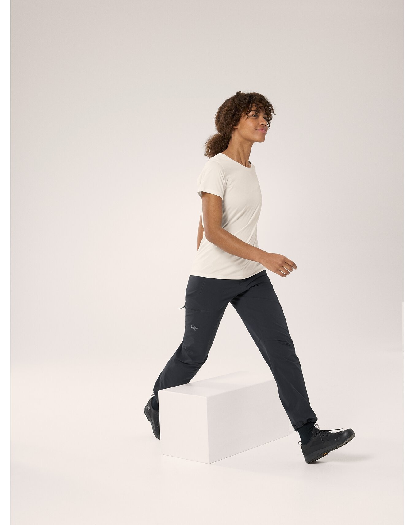 Taema Crew Neck SS Dame Arctic Silk Heather
