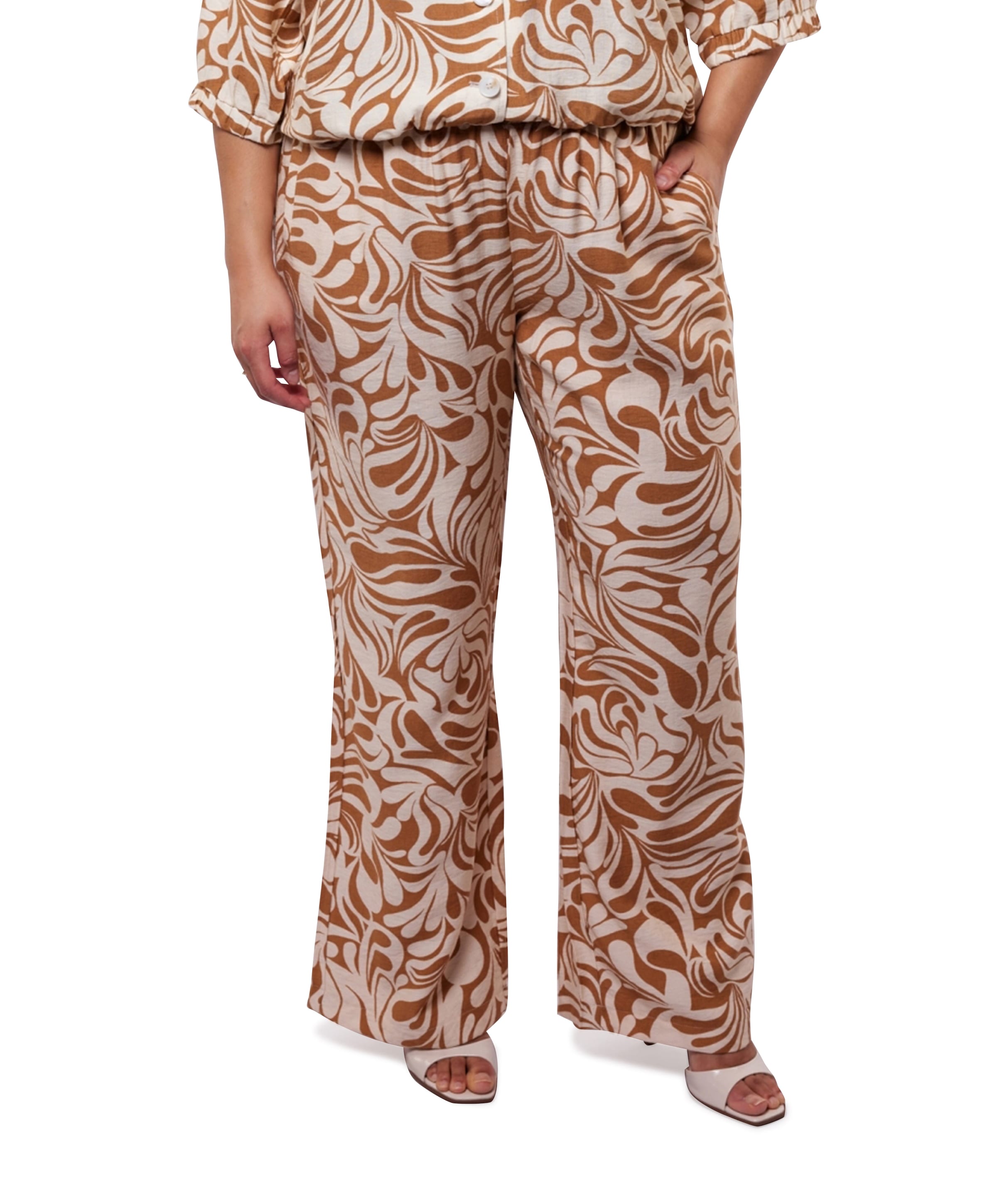 Exxcellent Nikkie dames broek beige