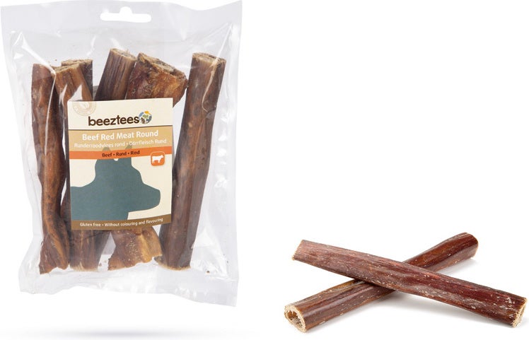 Beeztees runderroodvlees rond 100 g