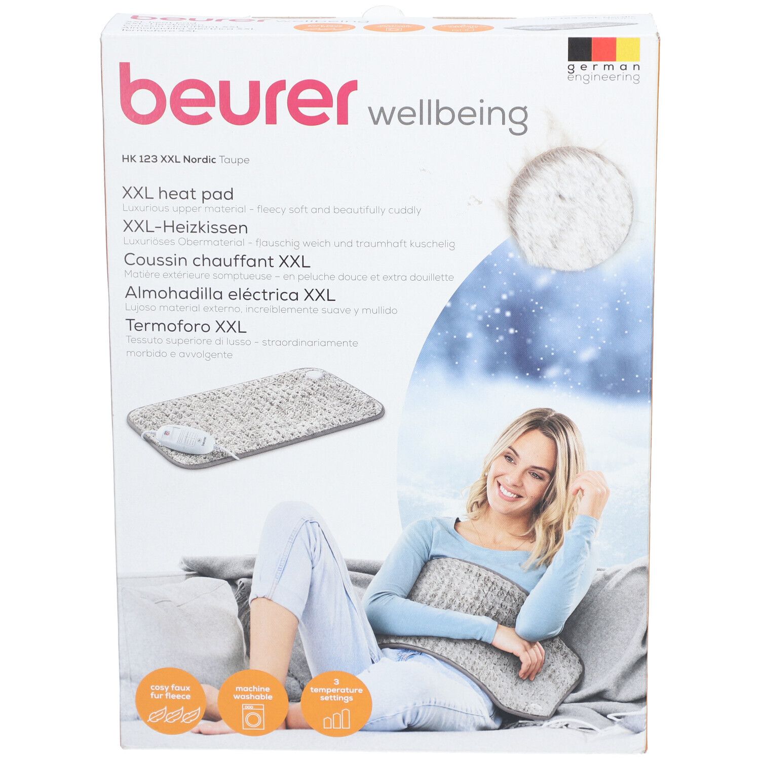 beurer Heizkissen HK 123 XXL NORDIC