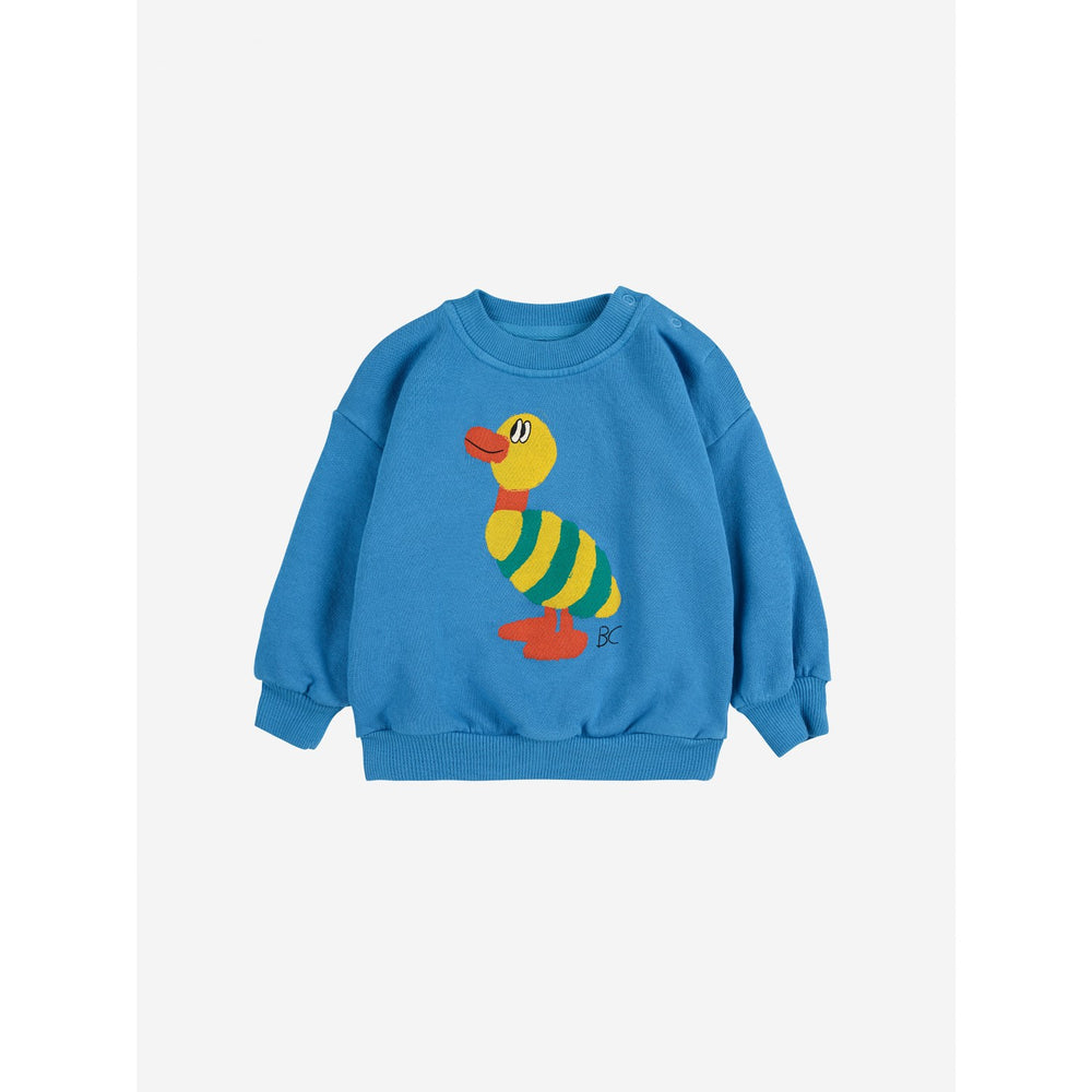 Køb Bobo Choses Blue Striped Duck Sweatshirt