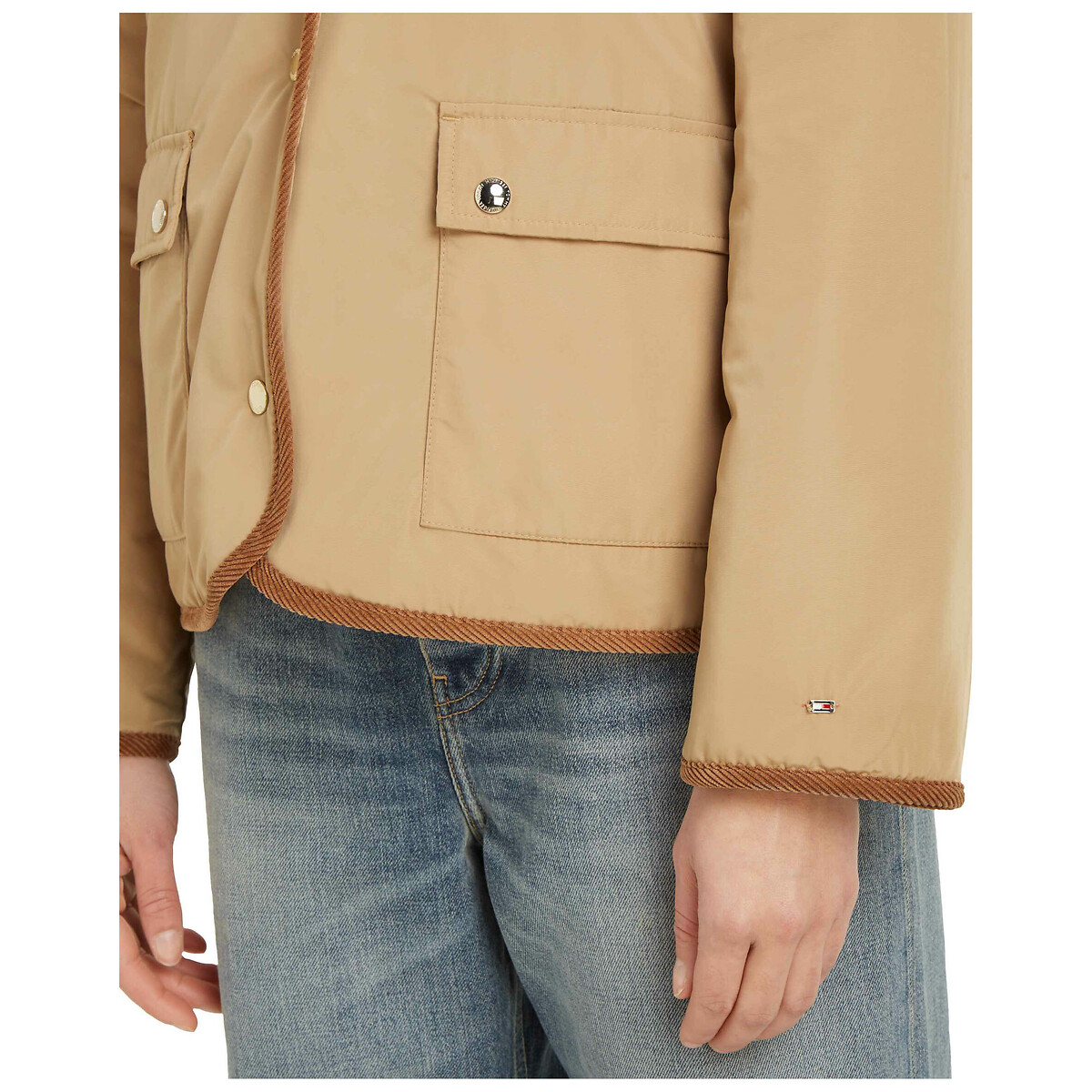 TOMMY HILFIGER<br>Jaqueta reversível com mangas compridas