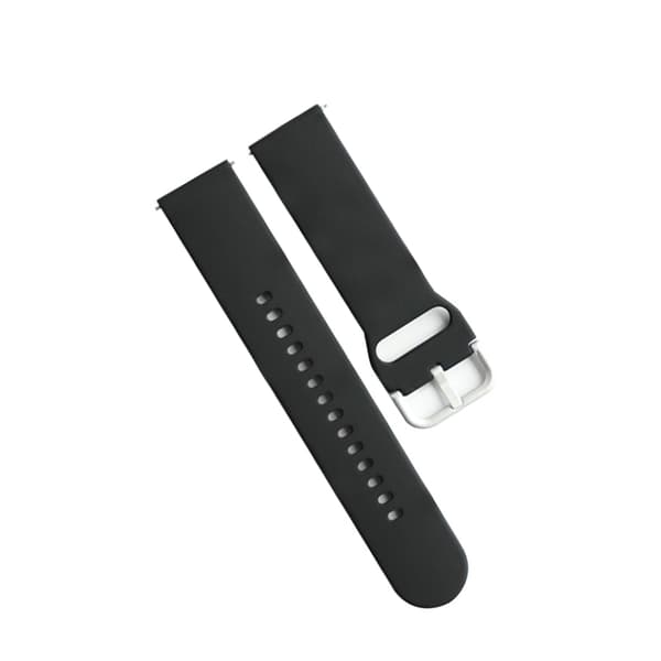 INF Svart silikonreim til Fitbit Versa 2/Lite