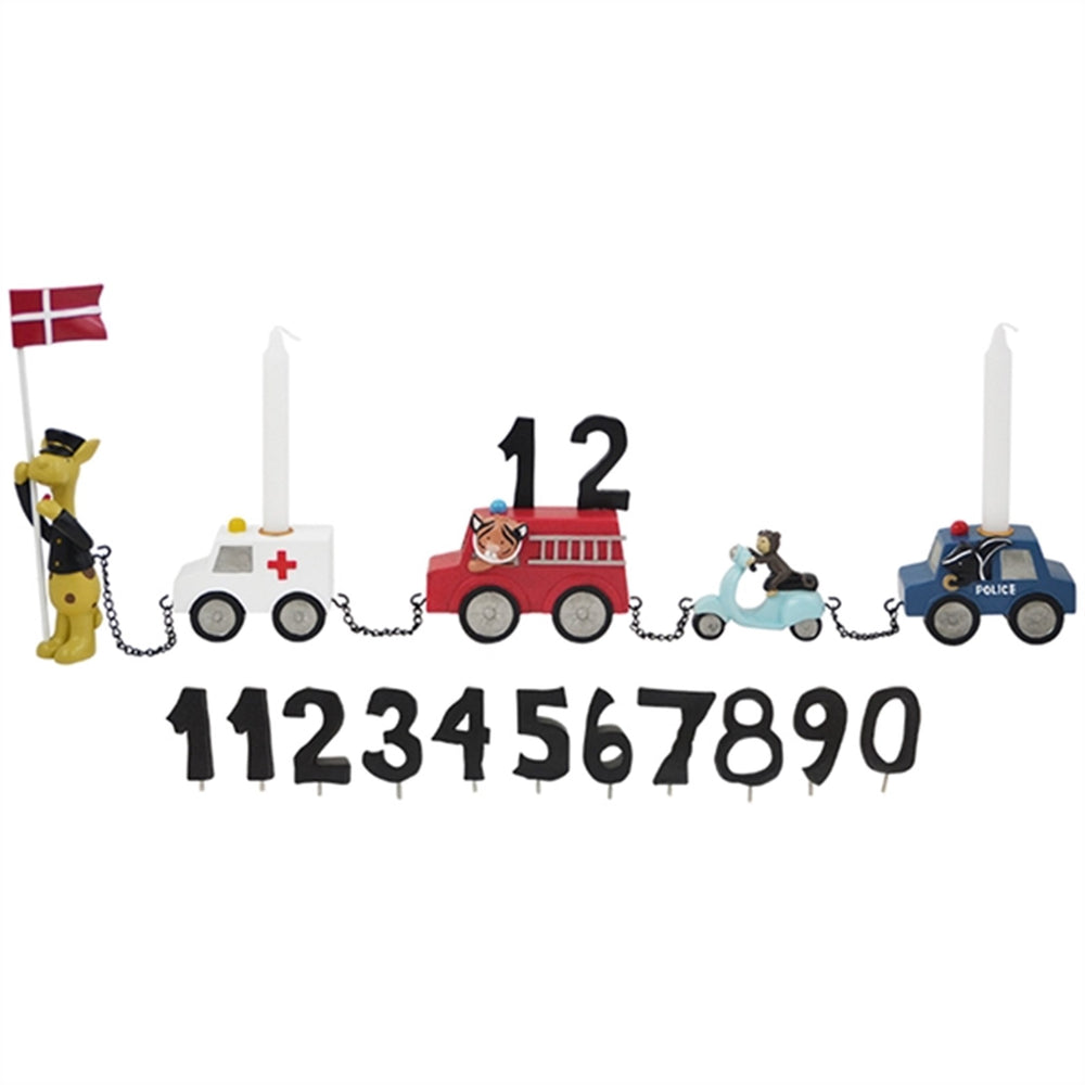 Køb Kids by Friis Fødselsdagstog Biler