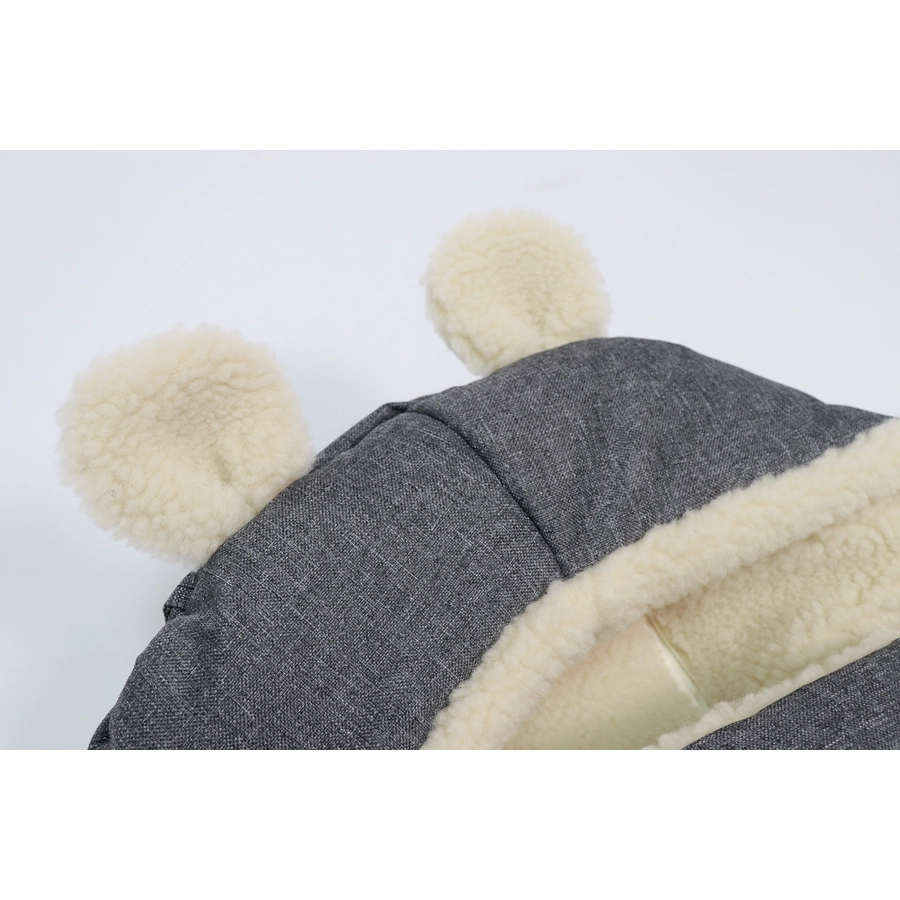 Kaiser Winterfußsack XL EARS WOOL anthracit melange