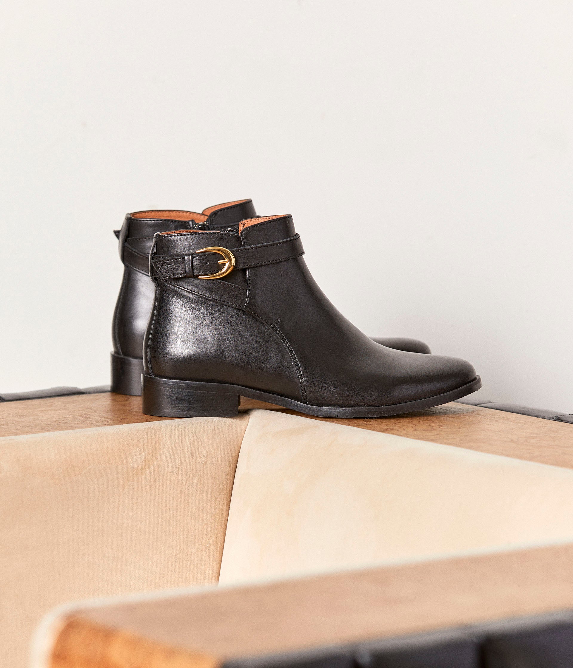 Boots noires Simone