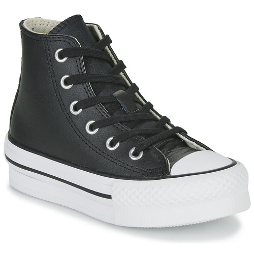 Converse - Chuck Taylor All Star Eva Lift Leather Foundation Hi - Noir