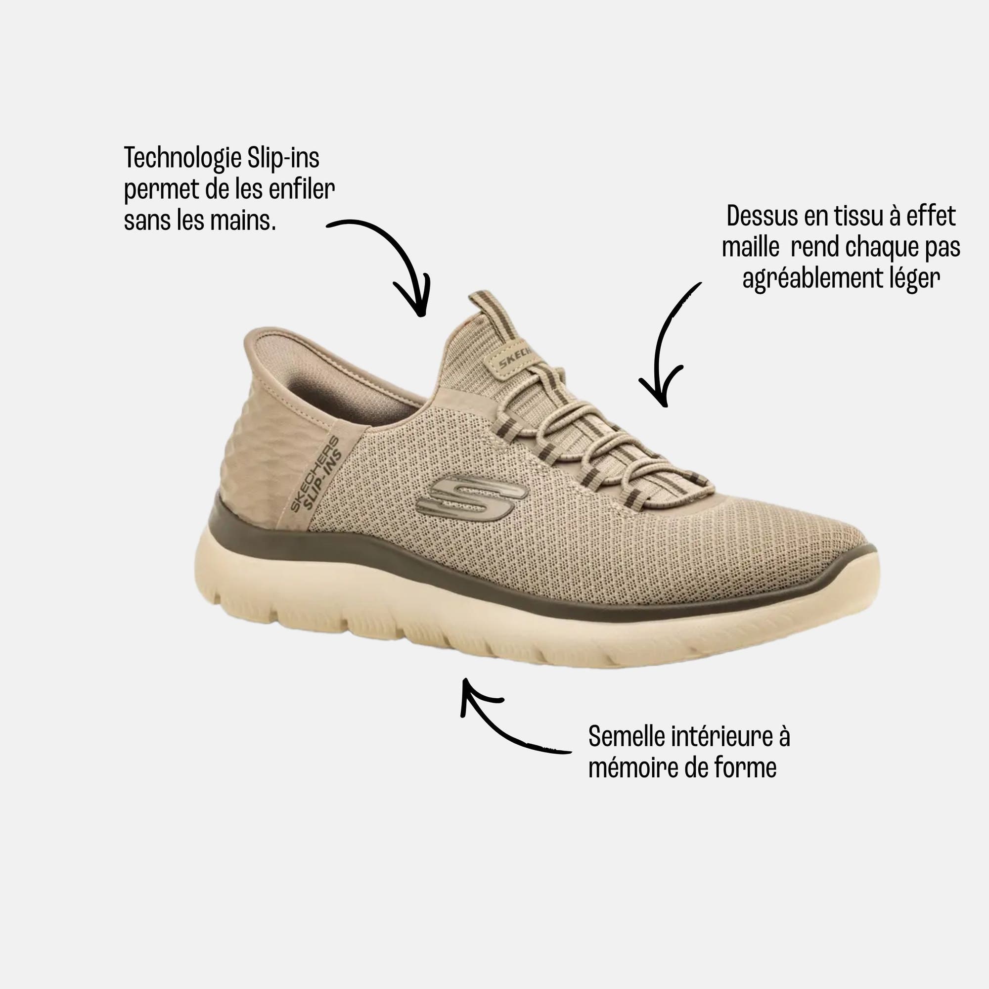 Baskets Homme taupe