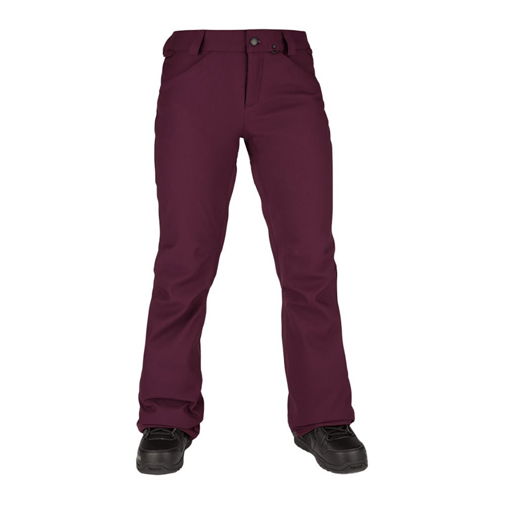 Volcom GRAIL 3D STRETCH - Pantalon snow Femme merlot