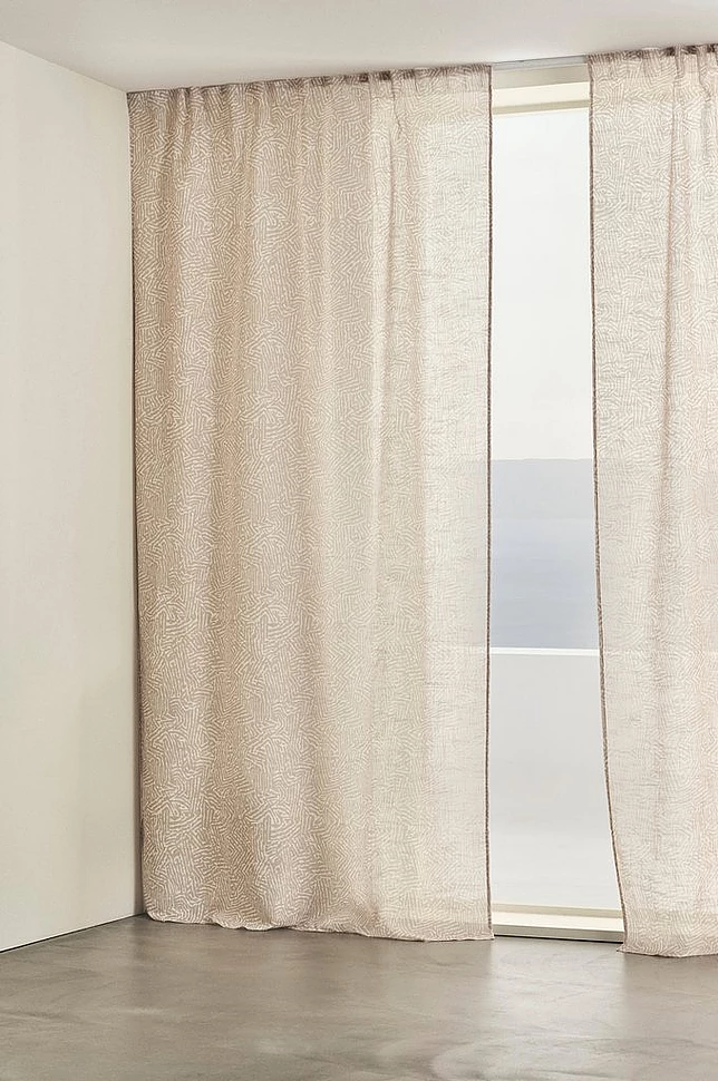 BARK gardin med multifunksjonsbånd 2-pk