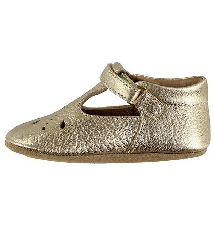 Bisgaard Ballerina Hjemmesko - Guld m. M?nster