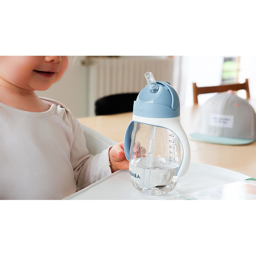 Tasse paille 300 ml - Windy Blue - Ecru