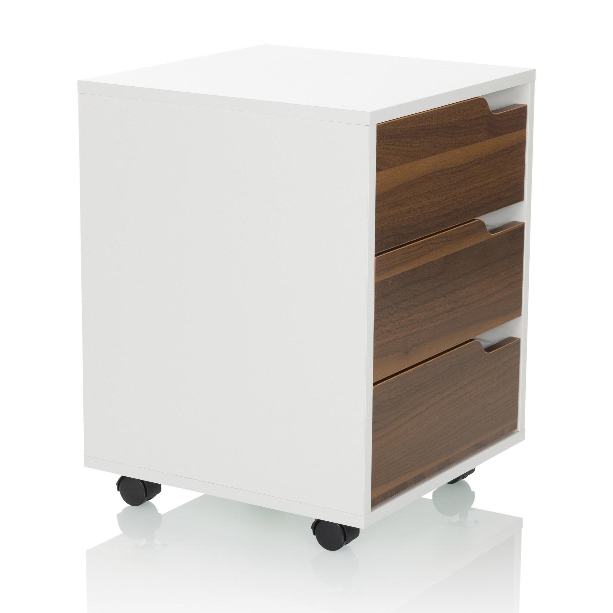Rollcontainer ORGANISER I Melaminharzbeschichtete Spanplatte hjh OFFICE