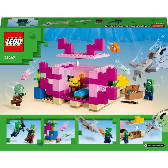 La maison axolotl LEGO Minecraft 21247