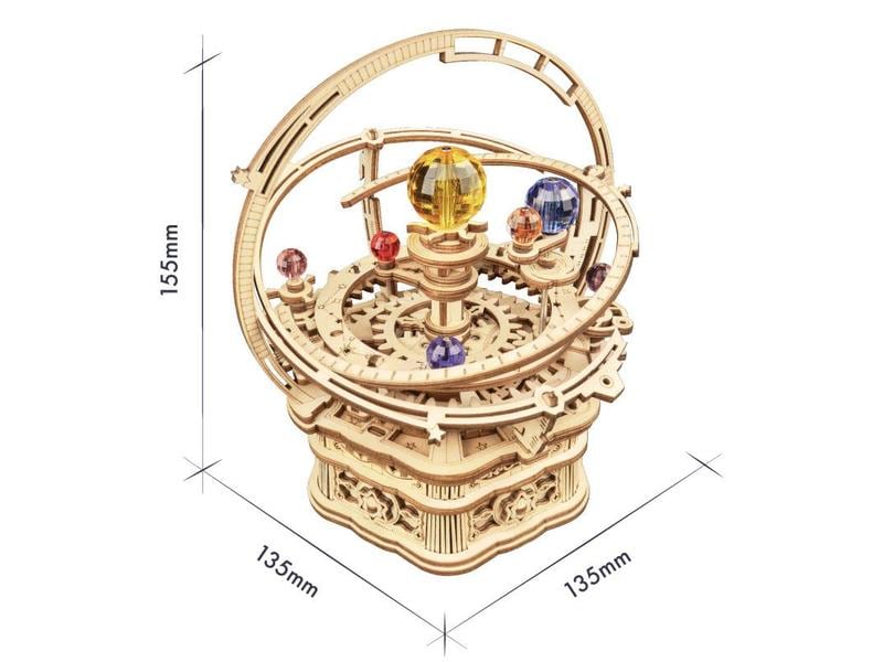 RoboTime Bausatz Starry Night Planeten-Spiel 3D Puzzle aus Holz