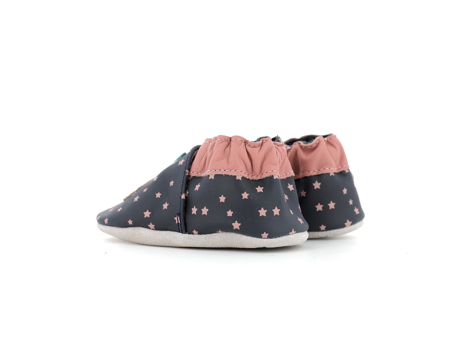 Robeez-GOLDPEAR Cuir Marine