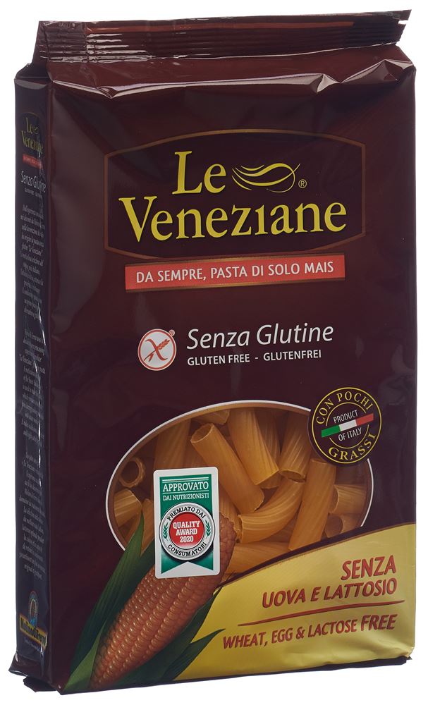 LE VENEZIANE Teigwaren Rigatoni aus Mais glutenfrei 250 g
