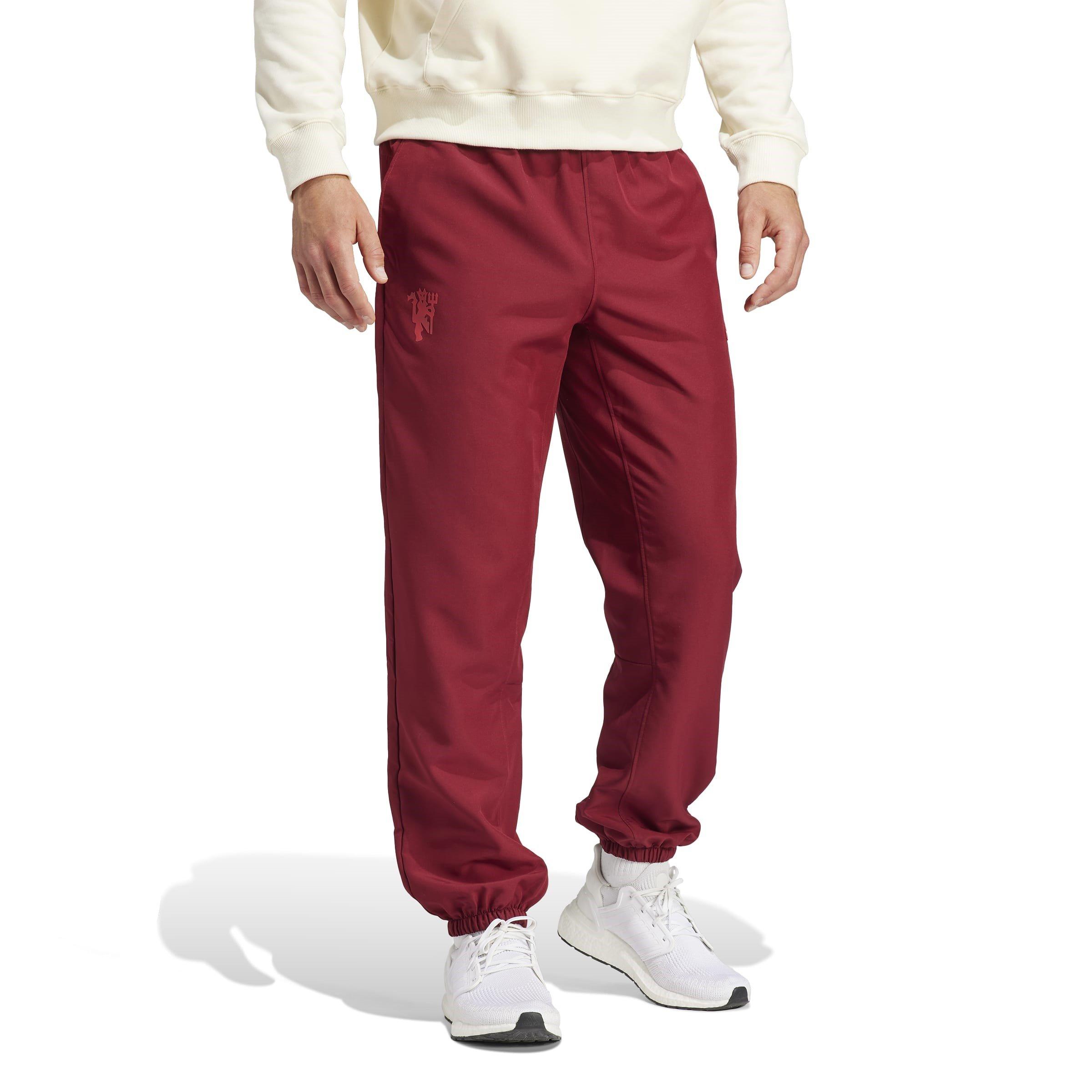 adidas Manchester United Lifestyler Tracksuit Bottoms 2023 2024 Adults