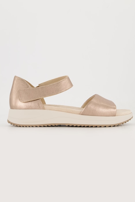 Caprice Leder-Sandaletten, Wechselfußbett, Weite H