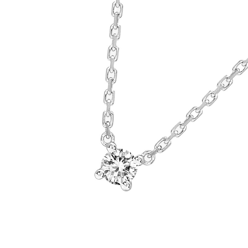 Collier Femme - Or 18 Carats - Diamant 0,08 Carats - Longueur : 42 cm
