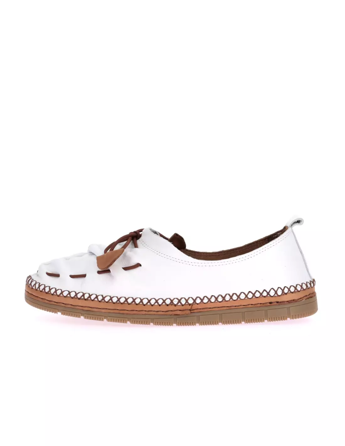 SOFT & FLEX 077.213.704 - Mocassins & bateaux WHITE-COCONUT