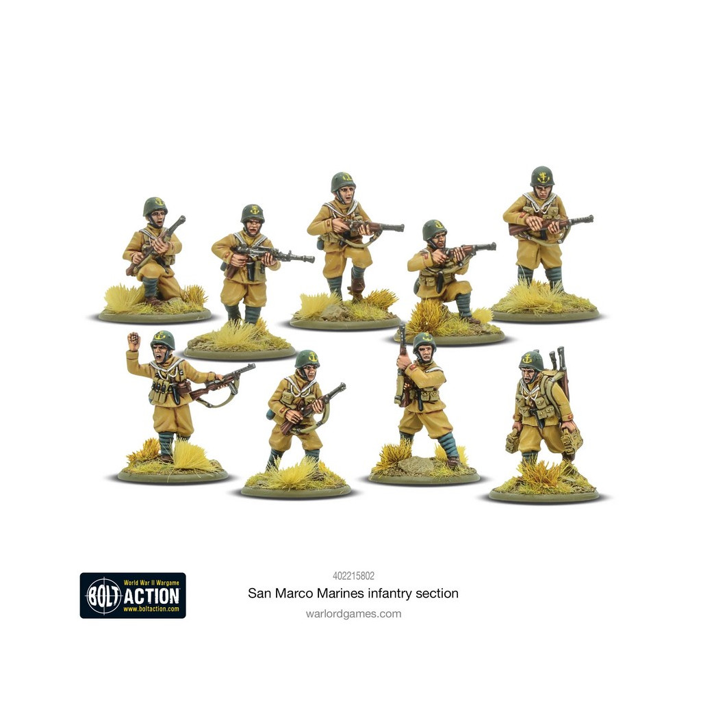 Bolt Action - San Marco Marines Infantry Section