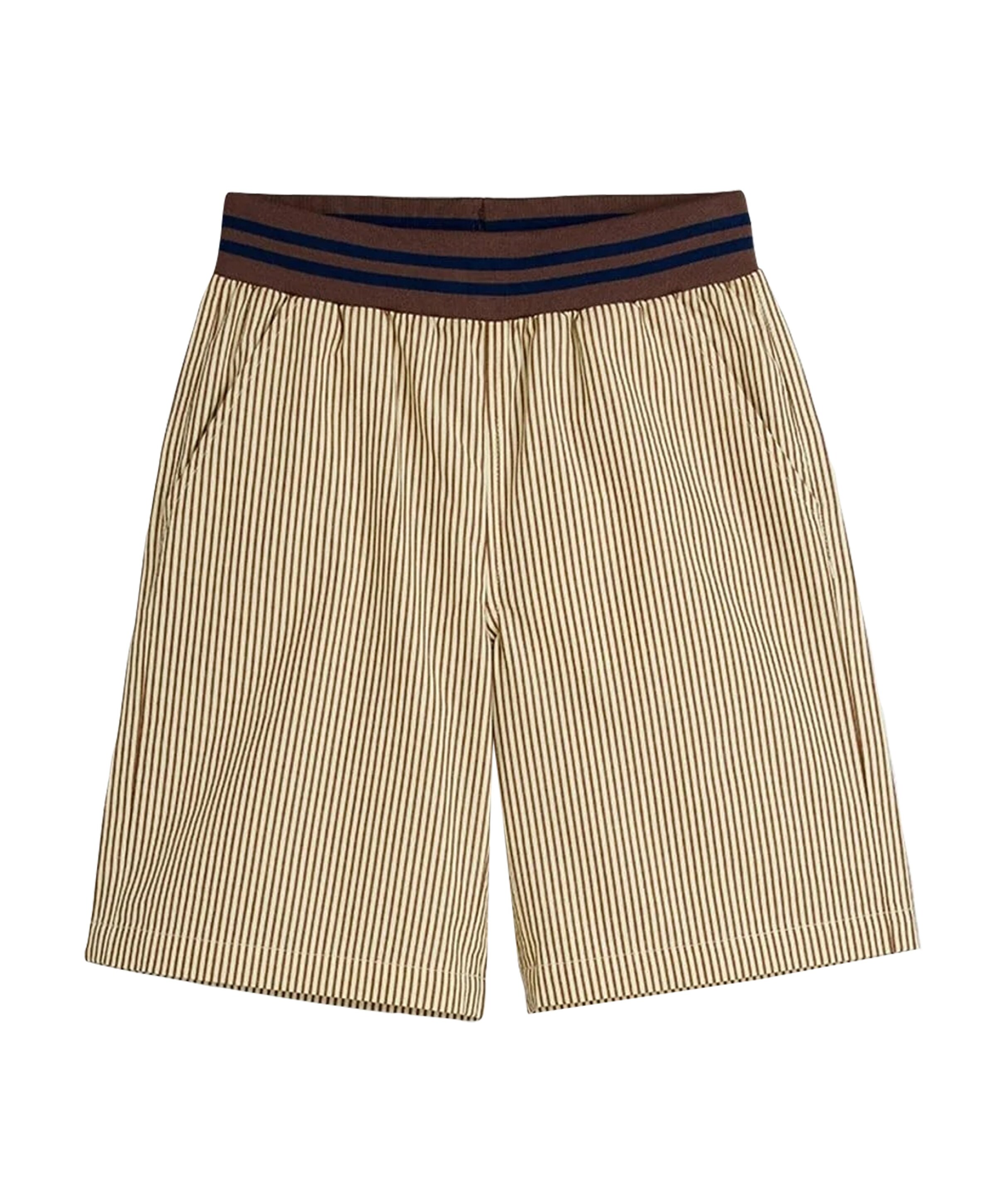 Mini Rodini Poplin woven jongens korte broek bruin