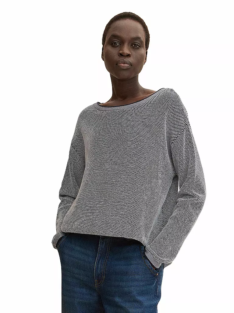 TOM TAILOR Pullover grau