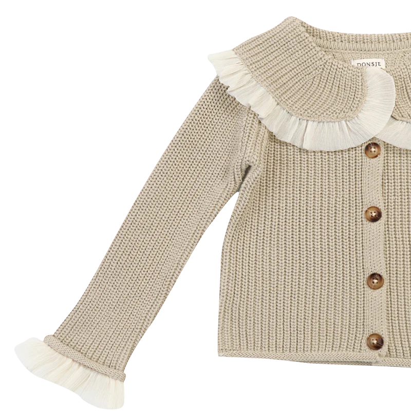 Zoila Cardigan | Oyster Grey