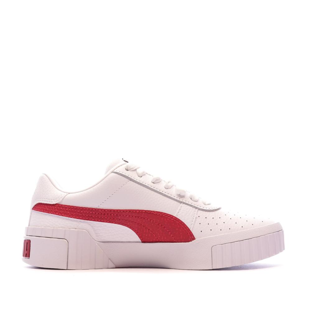 Puma Baskets Blanc/Rouge Femme Puma Cali