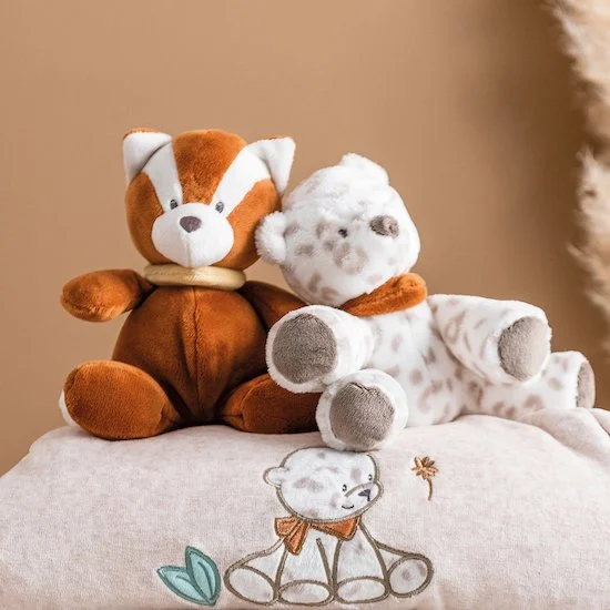 Mini Peluche Boris et Jungo   Jungo le Léopard des Neiges        de               Nattou