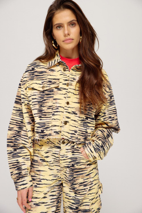 Harper & Yve gele dames jas