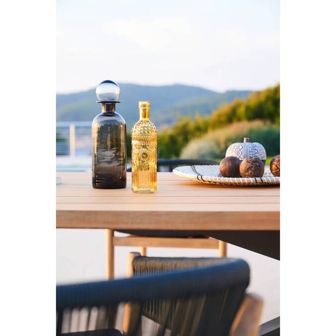 Table de jardin LIMAYA Acacia & Graphite