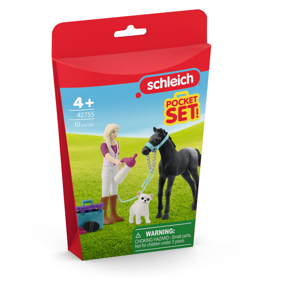 Køb Schleich Pocket Set Pleje sæt til Føl