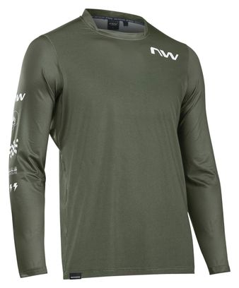 Maillot Manches Longues Northwave Bomb Vert