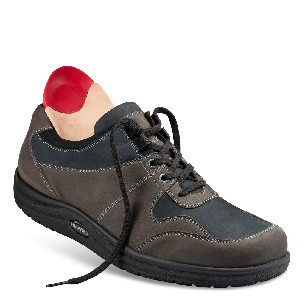 HERREN - Schnürschuh ERIK grau-blau