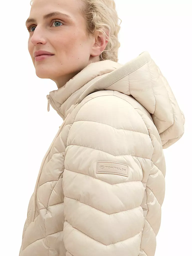 TOM TAILOR Leichtsteppjacke beige