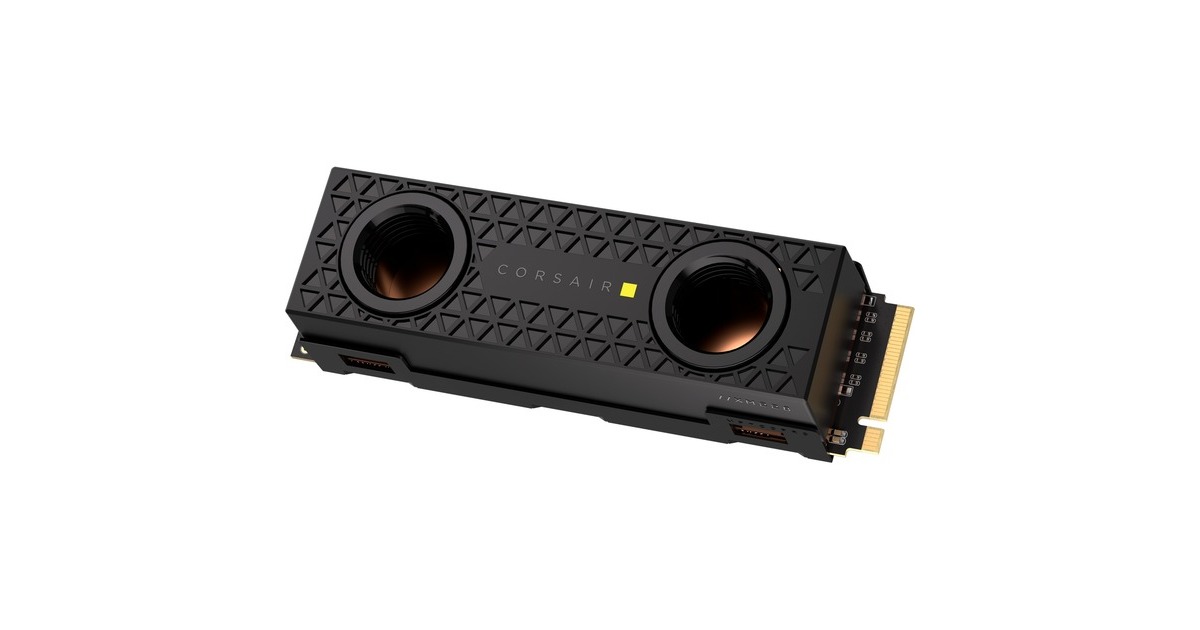 CorsairMP700 PRO SE Hydro X 2 TB SSD  (Zwart, PCIe 5.0 x4 | NVMe 2.0 | M.2 2280, mit Wasserkühlungs-Block)