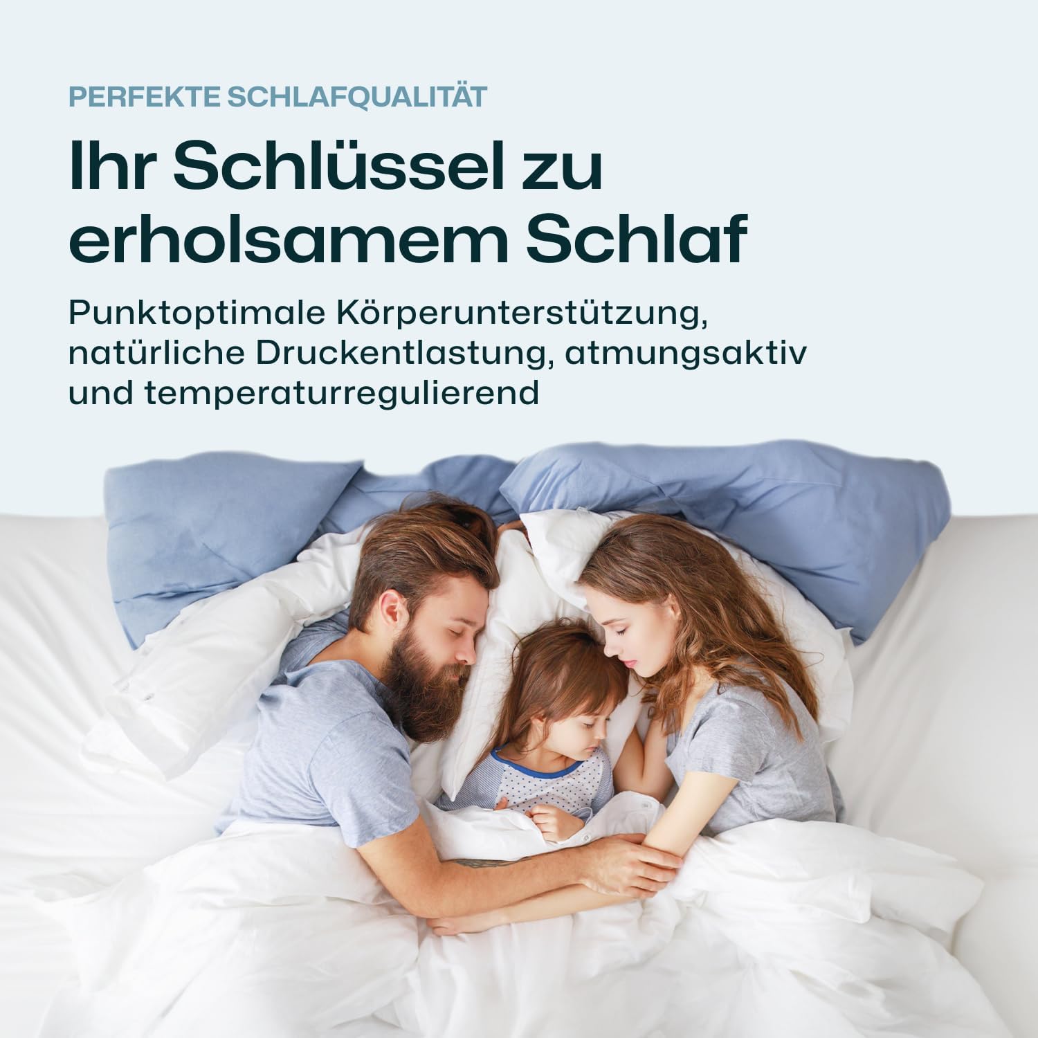 RAVENSBERGER Latexmatratze Ravo-Relax - Härtegrad H2, mittel - 120 x 200 cm, Höhe 19 cm - mit 7-Zonen LATEXCO-Stiftlatexkern - Matratze mit Baumwoll-Doppeltuch-Bezug