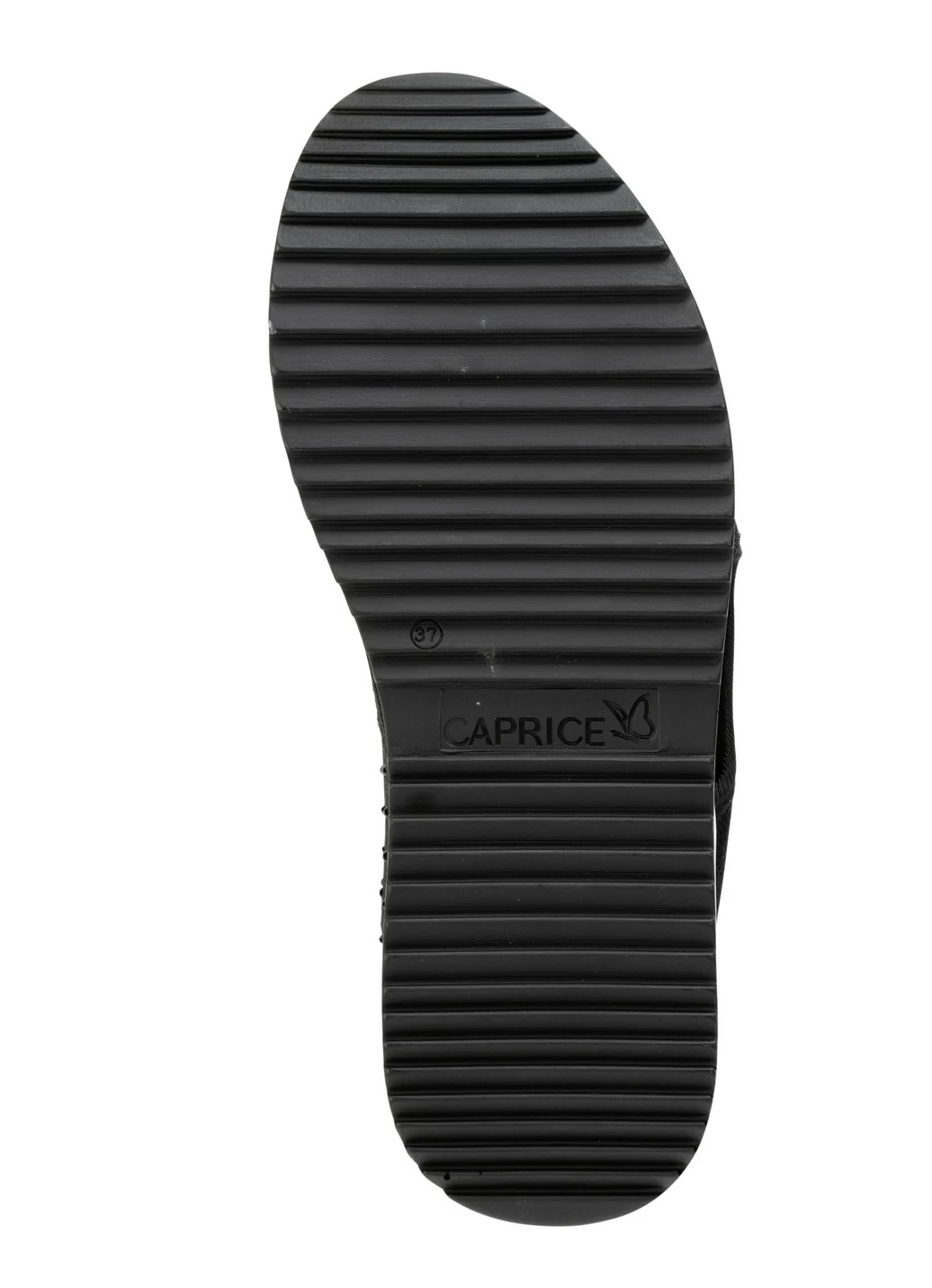 Caprice Sandale mit schwarzen Glitzersteinchen